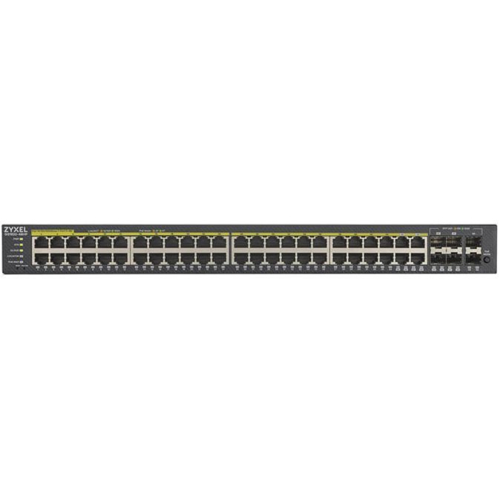 Коммутатор ZYXEL GS1920-48V2 GS1920-48V2-EU0101F (44xGE, 4xGE/SFP, 2хSFP, Smart, NebulaFlex)