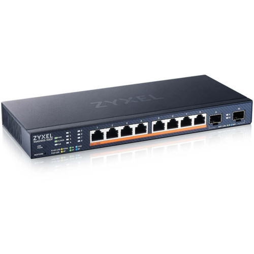 Коммутатор ZYXEL XMG1915-10EP XMG1915-10EP-EU0101F (8x2,5GE PoE++, 2xSFP+, Max PoE 130W, Smart L3 L)