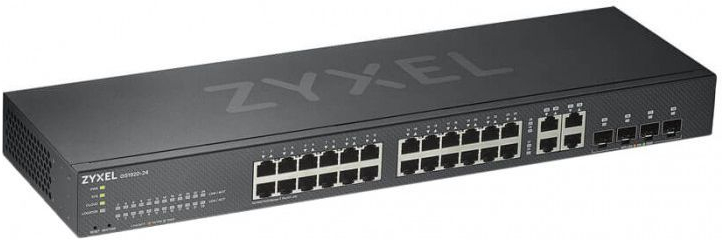 Комутатор ZYXEL GS1920-24V2 GS1920-24V2-EU0101F (24xGE, 4xGE/SFP, Smart,NebulaFlex) фото1