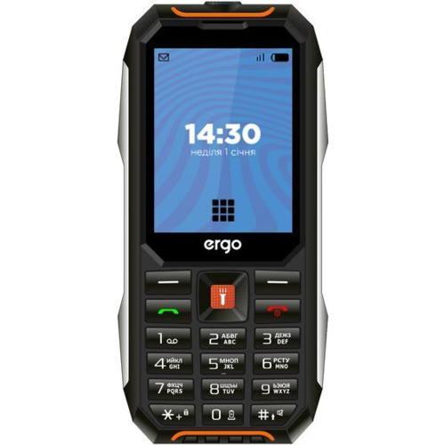 Мобильный телефон Ergo E283 Dual Sim Black Orange