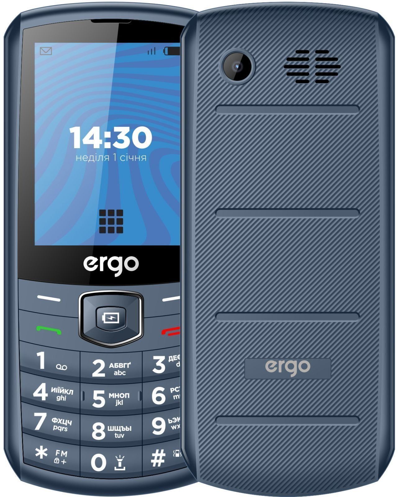 Мобильный телефон Ergo E285 Dual Sim Blue фото1