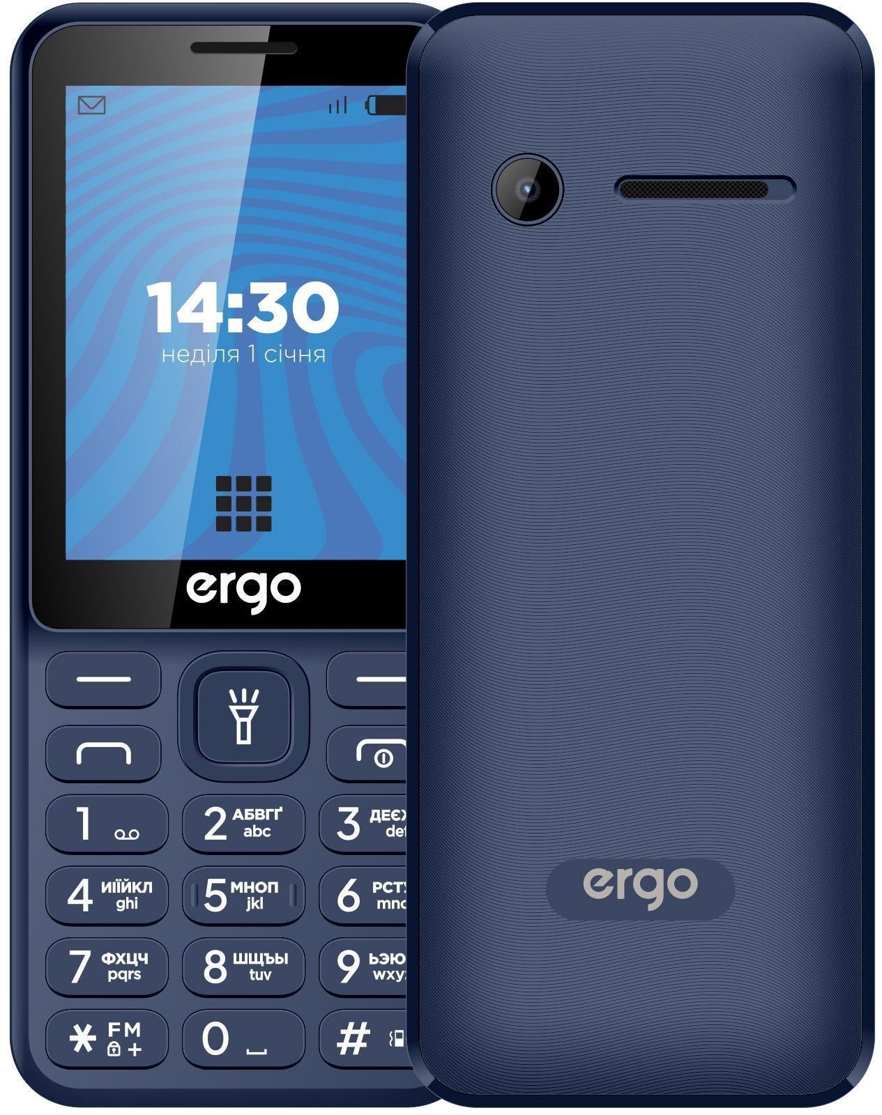 Мобильный телефон Ergo E284 Dual Sim Blue фото1