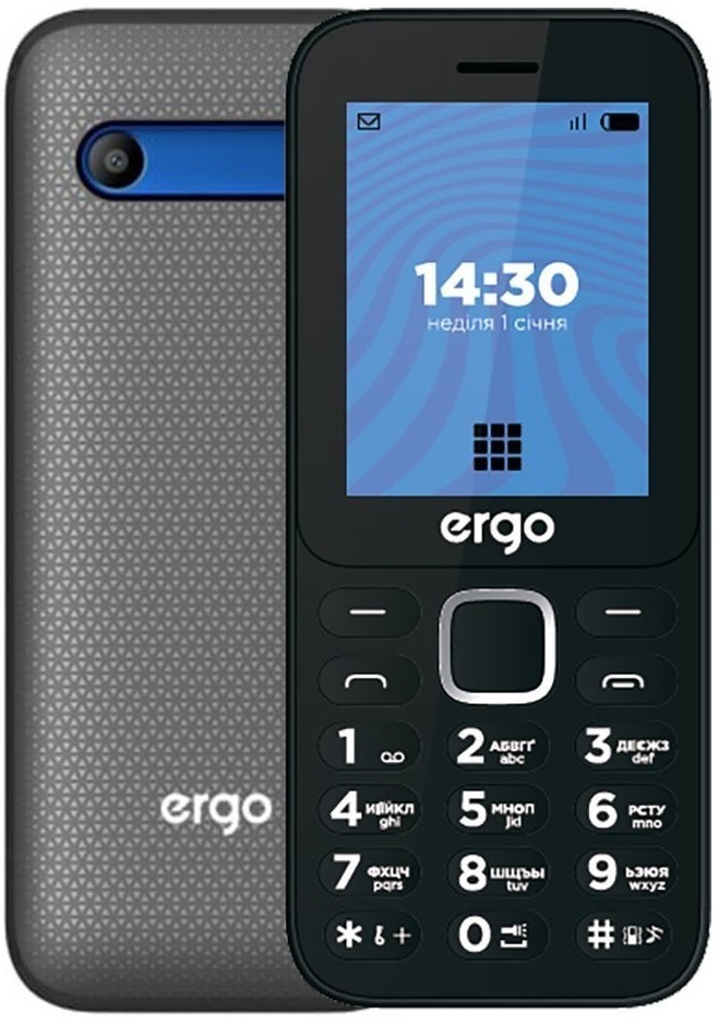 Мобильный телефон Ergo E241 Dual Sim Blue фото1