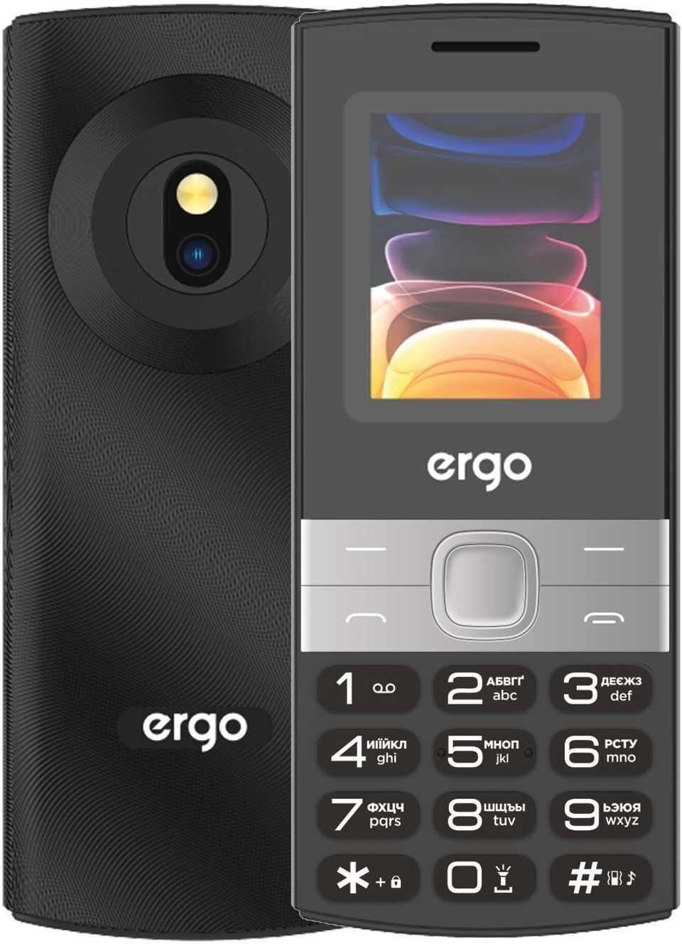 Мобильный телефон Ergo B185 Dual Sim Black фото1