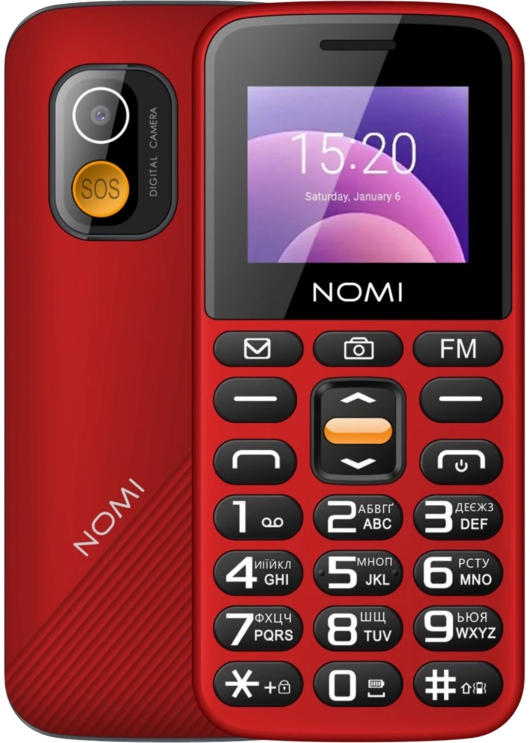 Мобильный телефон Nomi i1820 Dual Sim Red