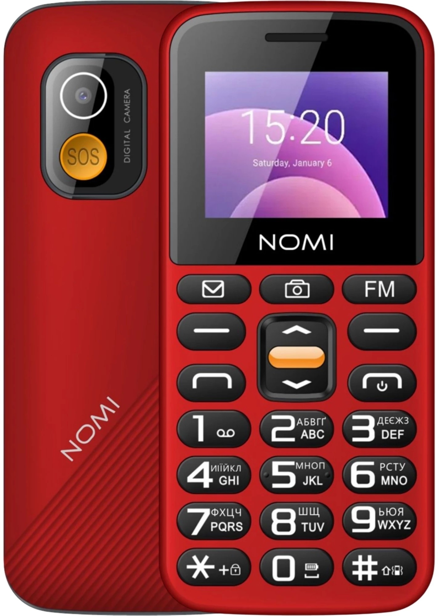 Мобільний телефон Nomi i1820 Dual Sim Red фото1