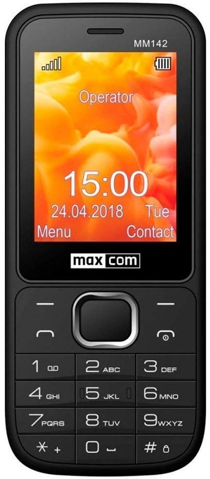 Мобильный телефон Maxcom MM142 Dual Sim Black фото1