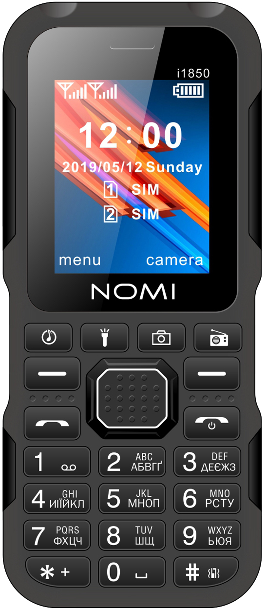 Мобильный телефон Nomi i1850 Dual Sim Black (i1850_Black) фото1