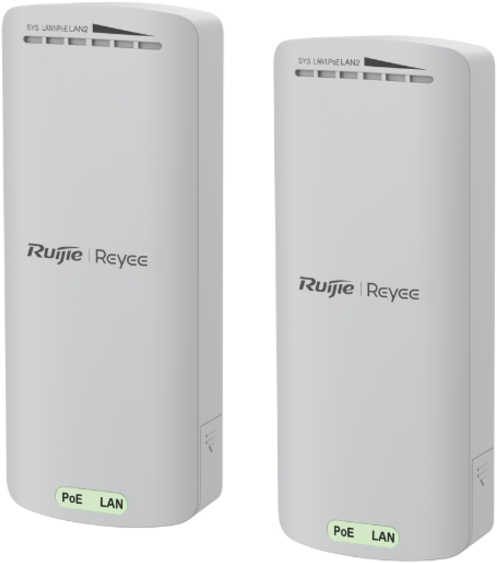 Точка доступа Ruijie Reyee WiFi bridge, 2,4Ghz, 300Mbps, 2xFE PoE, IP55 (RG-EST100-E) фото1