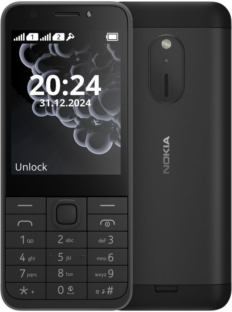 Мобильный телефон Nokia 230 2024 Dual Sim Black фото1