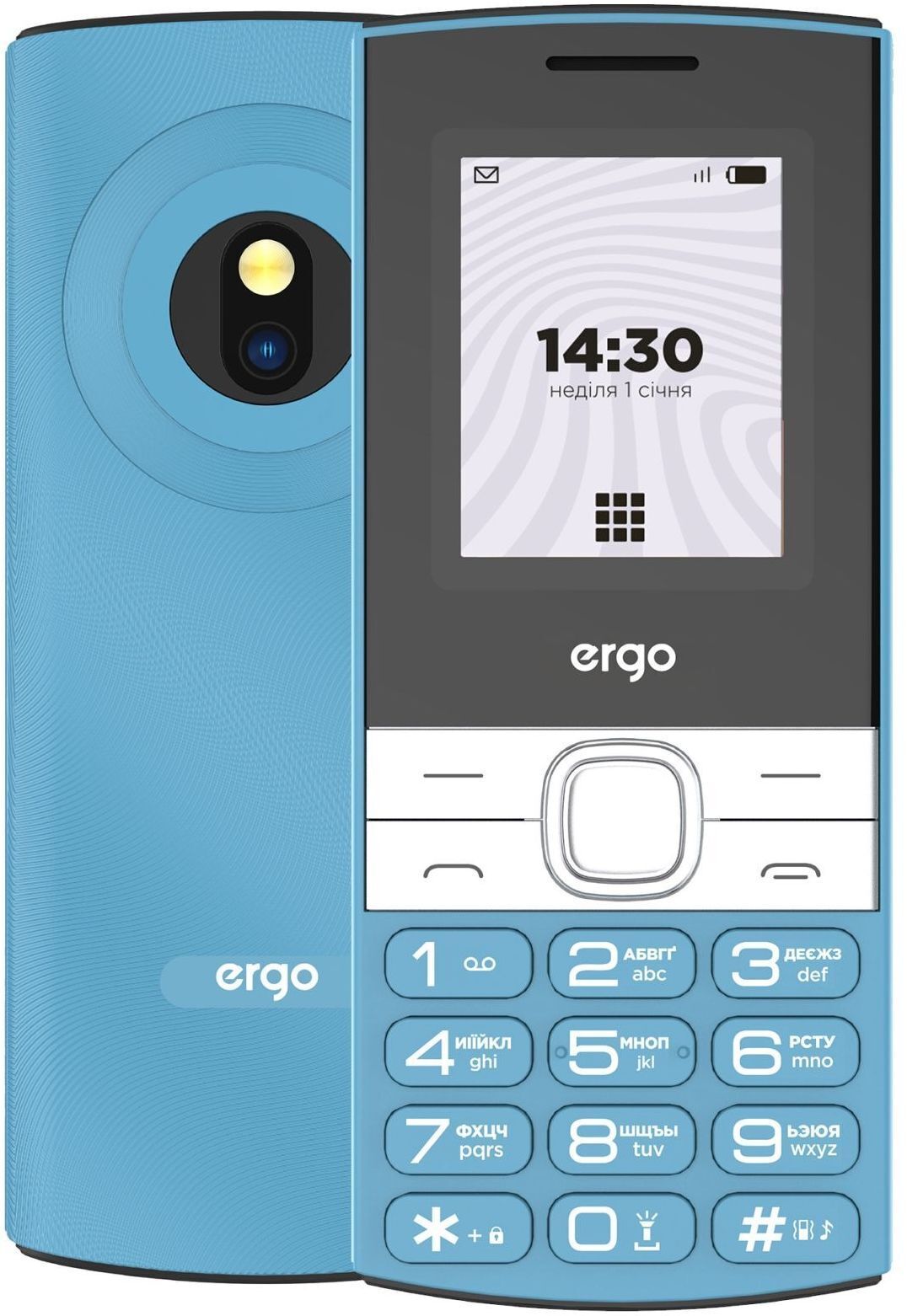 Мобильный телефон Ergo B185 Dual Sim Blue фото1