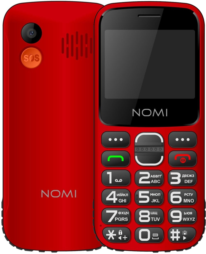 Мобильный телефон Nomi i2320 Dual Sim Red (i2320_Red) фото1