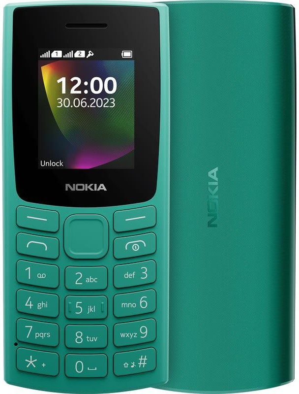 Мобільний телефон Nokia 106 2023 Dual Sim Green (Nokia_106_2023_DS_Green) фото1