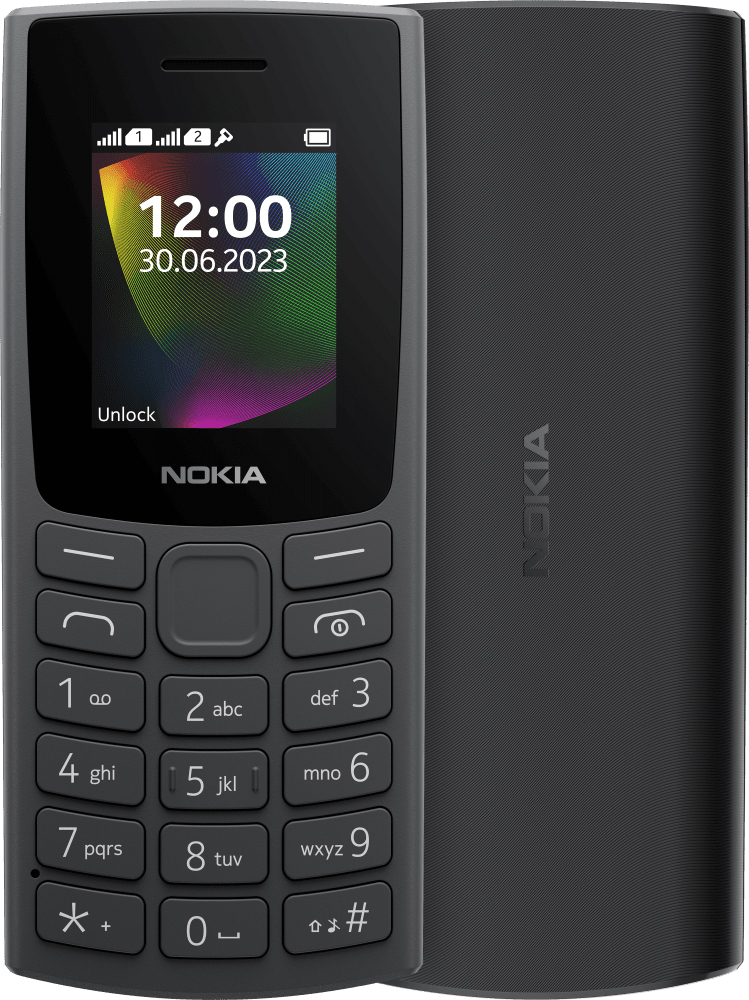 Мобільний телефон Nokia 106 2023 Dual Sim Charcoal (Nokia_106_2023_DS_Ch) фото1