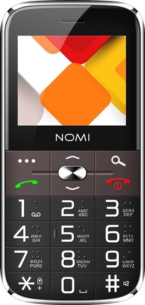 Мобильный телефон Nomi i220 Dual Sim Black фото1