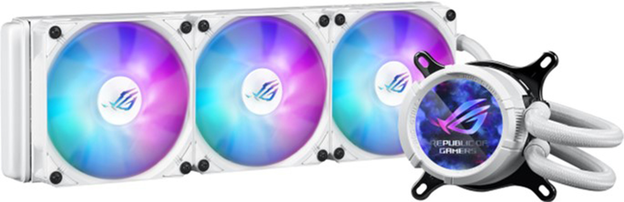 Система водного охлаждения Asus ROG Strix LC III 360 ARGB LCD White (90RC00W2-M0UAY0), Intel:1851/