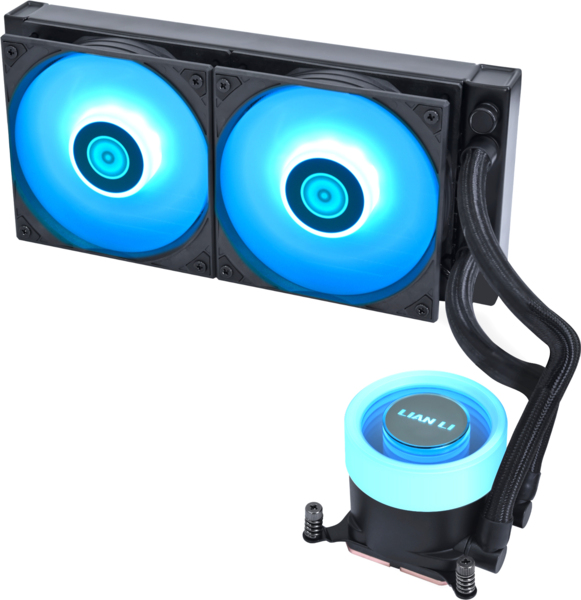 Система водного охлаждения Lian Li GA II Lite 240 RGB Black (G89.GA2L24RB.00), Intel: 1851/1700, A