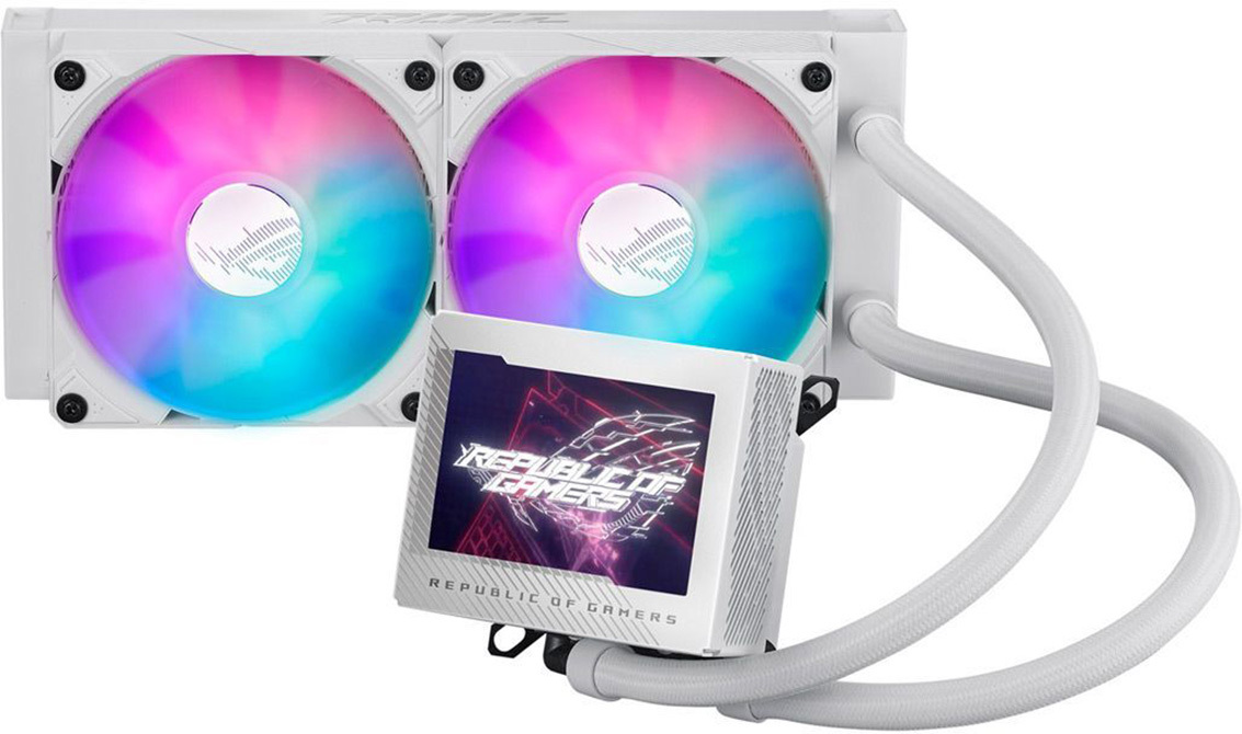 Система водного охлаждения Asus ROG Ryujin III 240 ARGB White Edition (90RC00K2-M0UAY0), Intel:170