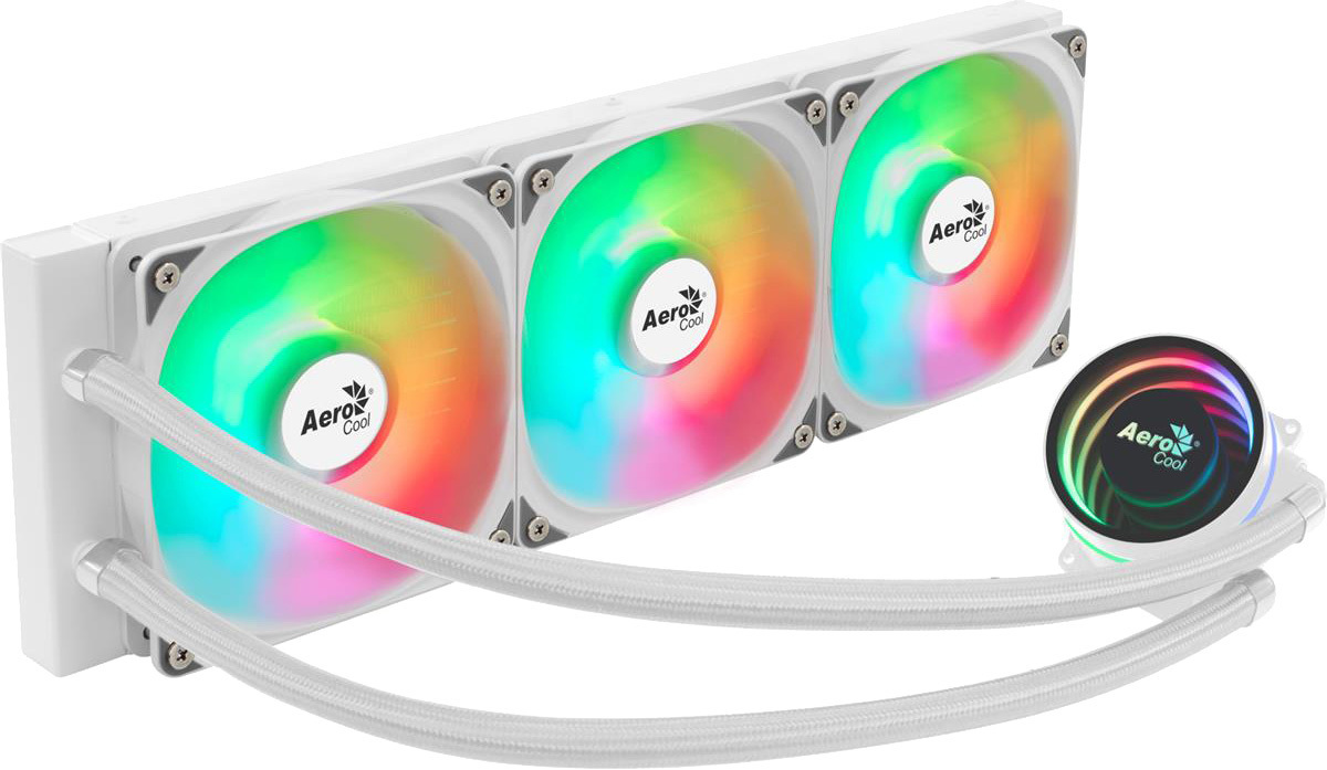 Система водного охлаждения AeroCool Oasis L360 White (ACLA-OA36117.21); Intel: 1851/1700/1200/1150