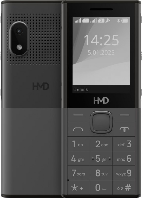 Мобильный телефон HMD 150 Music DS Dark Grey (150_Music_DS_Dark_Grey)