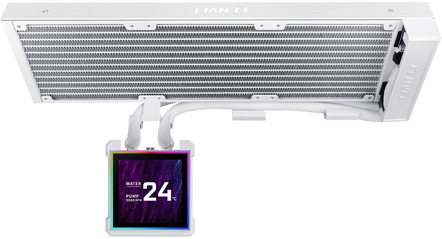 Система водного охлаждения Lian Li HydroShift II LCD-S 360N Fanless White (G89.GHS2LCDS36NW.00); I