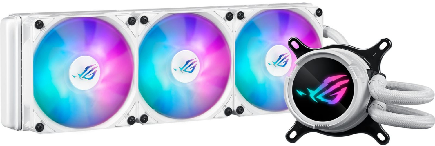 Система водного охлаждения Asus ROG Strix LC III 360 ARGB White (90RC00T2-M0UAY0), Intel:1700, 120