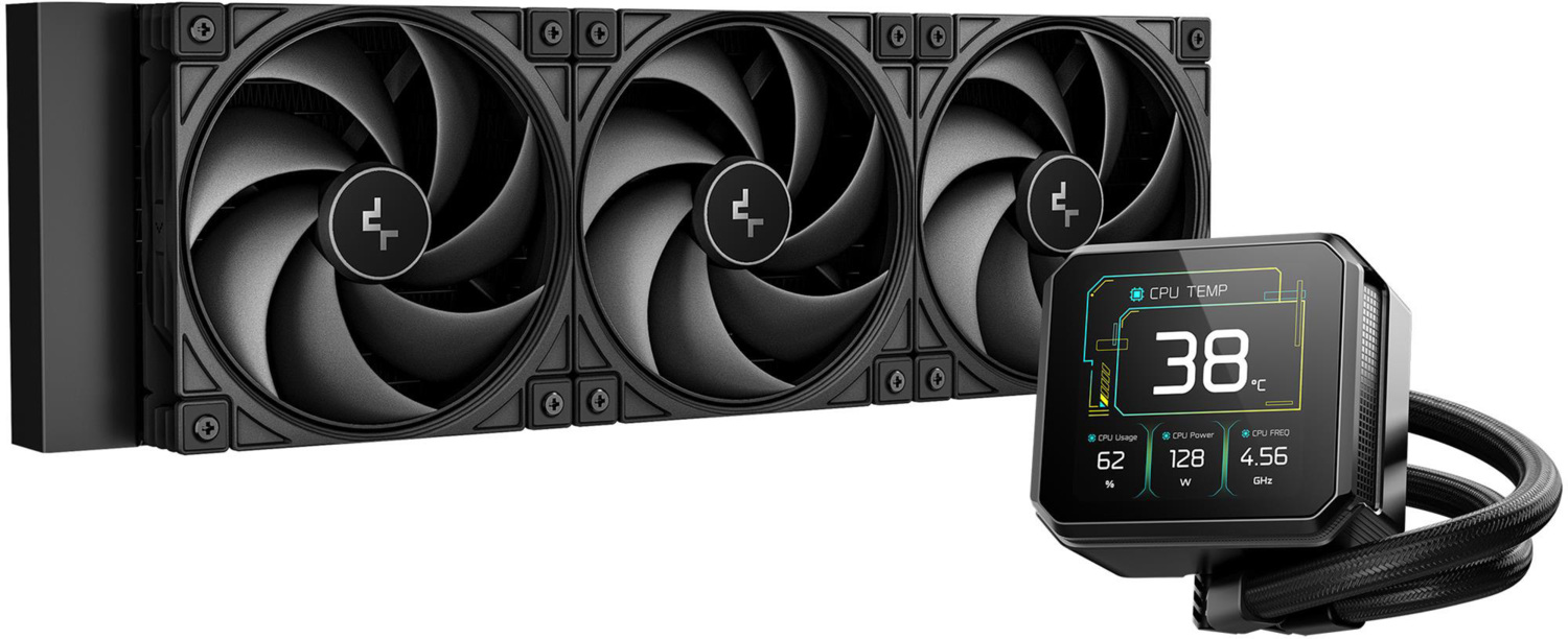 Система водного охлаждения DeepCool Spartacus 360 Black (R-SPT360-BKDSMP-G-1); Intel: 1851/1700, A