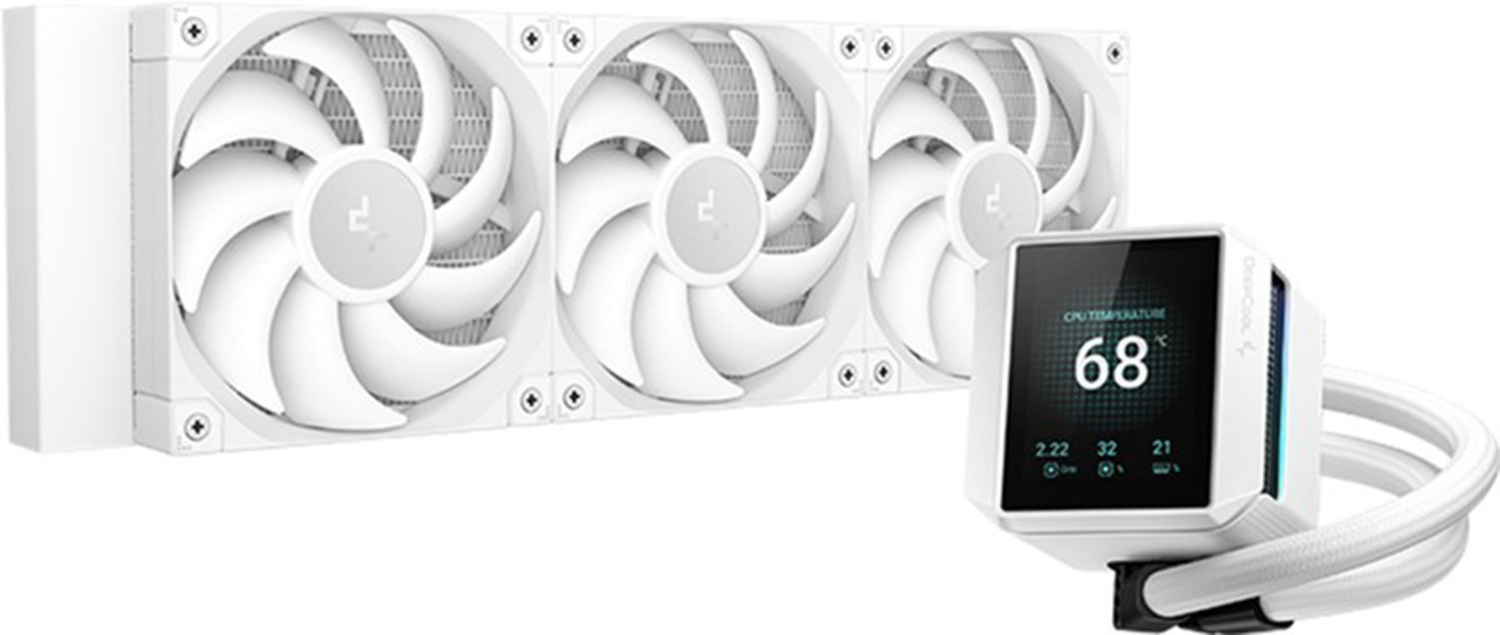 Система водного охлаждения DeepCool Mystique 360 White (R-LX360-WHDSNMP-G-1), Intel: LGA1851/1700/