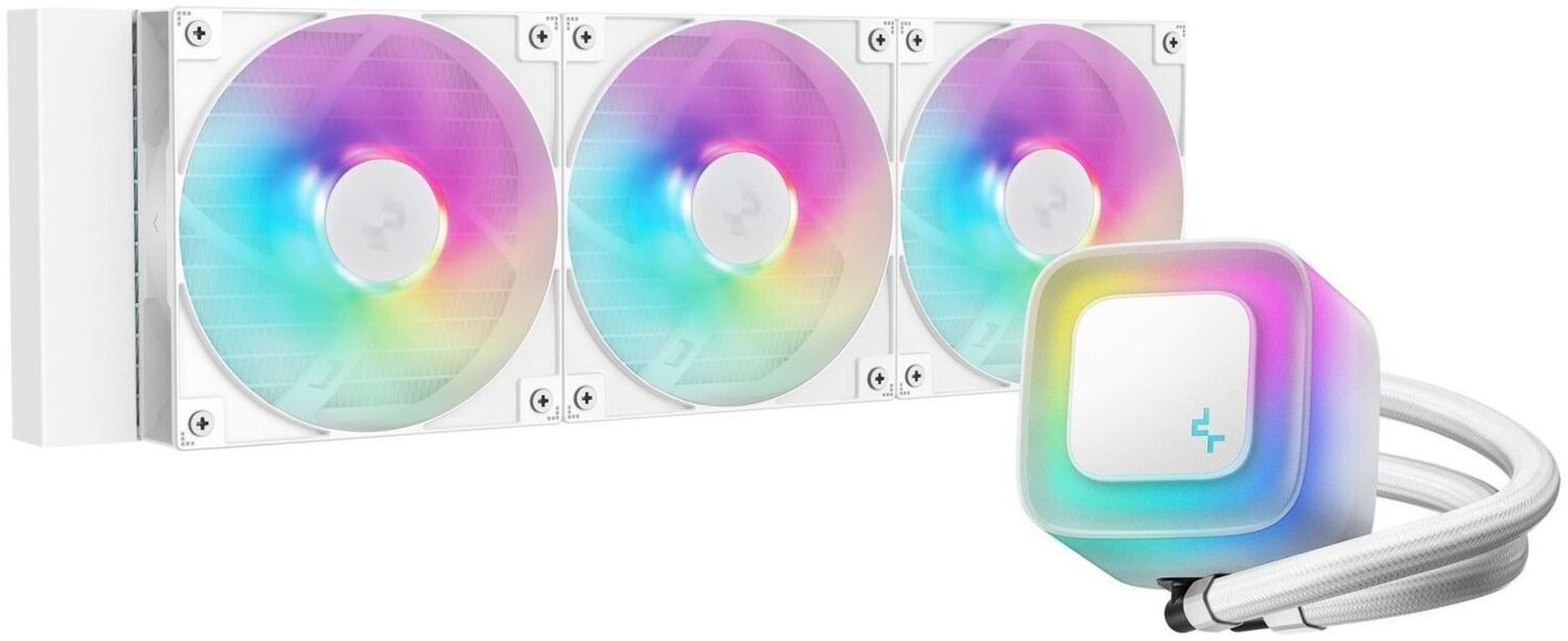 Система водного охлаждения DeepCool LE360 WH V2 (R-LE360-WHAMMN-G-2); Intel: 1851/1700/1200/1150/1