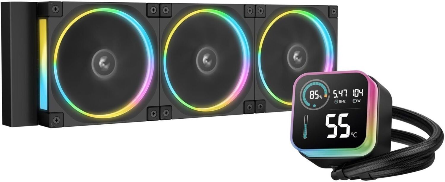 Система водного охлаждения DeepCool LQ360 Ultra ARGB Black (R-LQ360-BKASMC-G-1); Intel: 1851/1700/