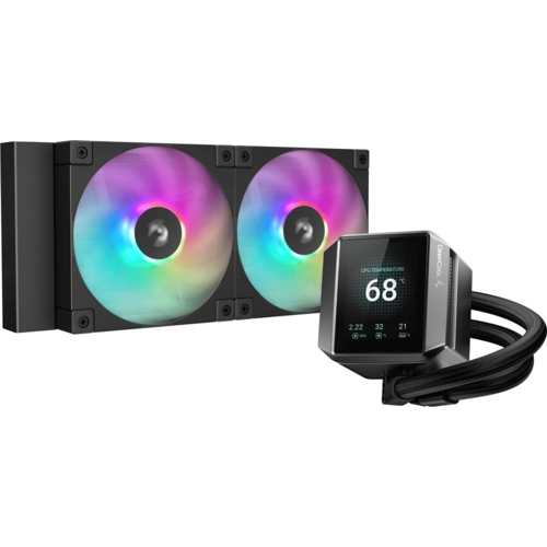 Система водного охлаждения DeepCool Mystique 240 ARGB Black (R-LX550-BKADSNC-G-1), Intel: LGA1700/