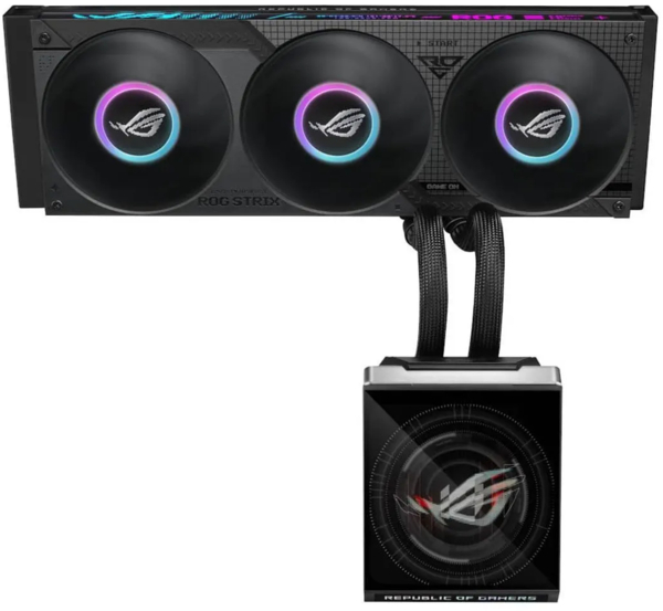 Система водного охлаждения Asus ROG Strix SLC IV 360 ARGB LCD Black (90RC01S1-B0EAY0), Intel:1700/