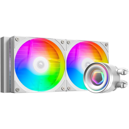 Система водного охлаждения ID-Cooling FX240 INF White, Intel: 1851/1700/1200/1151/1150/1155/1156,
