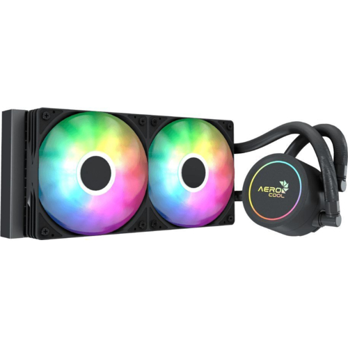 Система водного охлаждения AeroCool Abyss L240R Black (ACLA-AB24117.11); Intel: 1851/1700/1200/115
