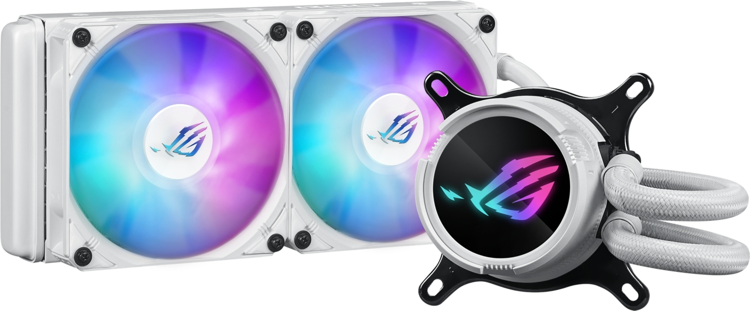 Система водного охлаждения Asus ROG Strix LC III 240 ARGB WHT (90RC00S2-M0UAY0), Intel:1150/1151/1