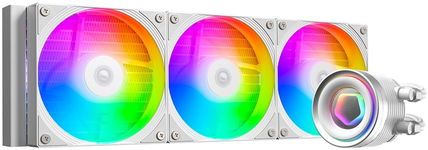 Система водного охлаждения ID-Cooling FX360 INF White, Intel: 1851/1700/1200/1151/1150/1155/1156,