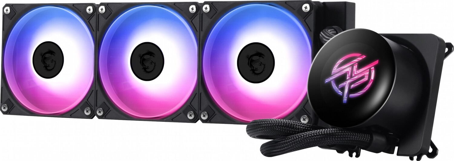 Система водного охлаждения MSI MPG CoreLiquid P13 360; Intel: LGA1851/1700, AMD: AM5/AM4, 394x119.