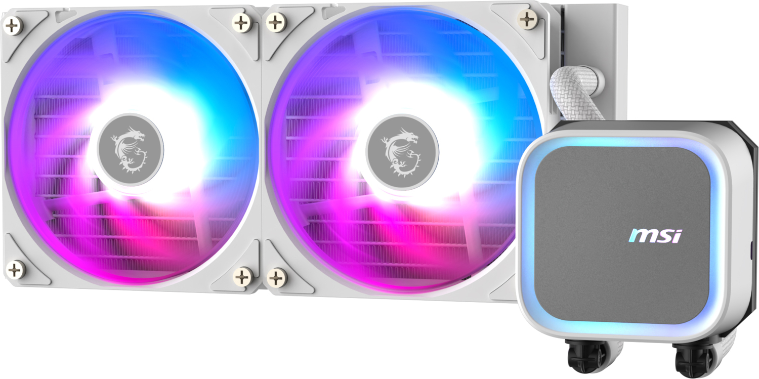 Система водного охлаждения MSI MAG CoreLiquid A13 240 WH; Intel: LGA1851/1700, AMD: AM5/AM4, 277x1
