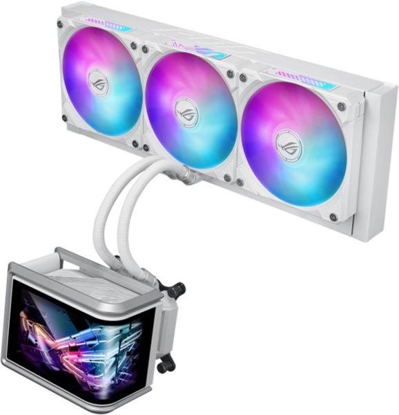 Система водного охлаждения Asus ROG Ryuo IV SLC 360 ARGB White (90RC0152-B0EAY0), Intel:1851/1700,