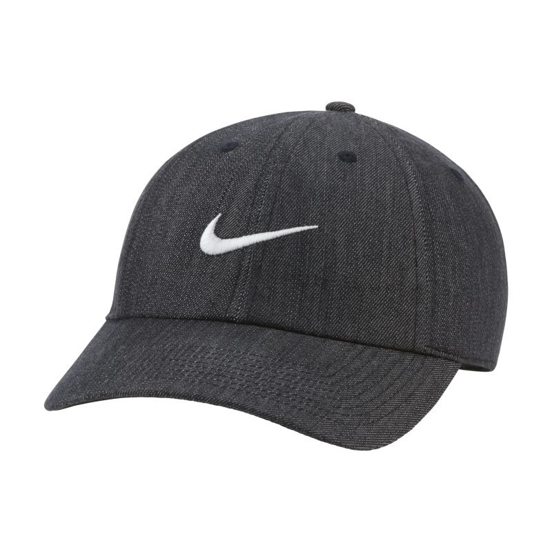 Кепка Nike U Nsw H86 Swoosh Denim Cap DJ6220-010 OS темно-серый фото1