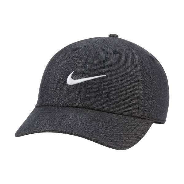 Кепка Nike U Nsw H86 Swoosh Denim Cap DJ6220-010 OS темно-серый фото