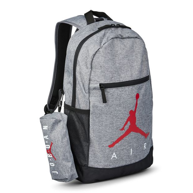 Рюкзак Nike Jordan Air School Backpack With Pencil Case 9B0503-GEH серый фото1