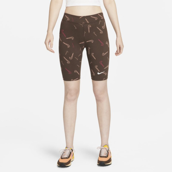 Шорти спортивні Nike W Nsw Short Aop Prnt DO2561-237 XS коричневі фото