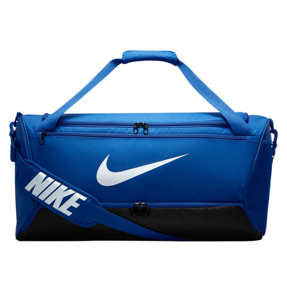 Сумка Nike Brsla M Duff - 9.5 60L DH7710-481 синяя/черная фото