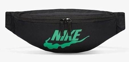 Сумка на пояс Nike Hritge Wstpck-Hmn Crft Grx 3L FN0892-010 черная/зеленая фото1