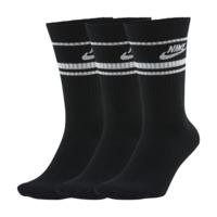 Набір шкарпеток Nike U Crew Nsw Essential Stripe 3Pr CQ0301-010 34-38 3 шт чорні