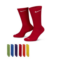Носки Nike U Ed Pls Csh Crw 6Pr - 132 SX6897-903 46-50 зеленые/синие/фиолетовые/желтые/красные/оранжевые