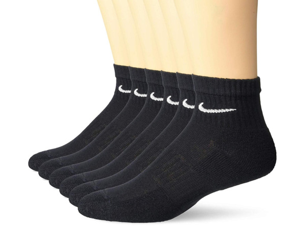 Носки Nike U Everyday Cush Ankl 6Pr-Bd SX7669-010 38-42 черные фото