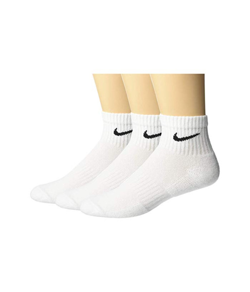 Набор носков Nike U Everyday Cush Ankle 3Pr SX7667-100 38-42 3 шт белые фото
