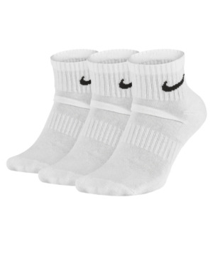 Набор носков Nike U Everyday Cush Ankle 3Pr SX7667-100 42-46 3 шт белые фото